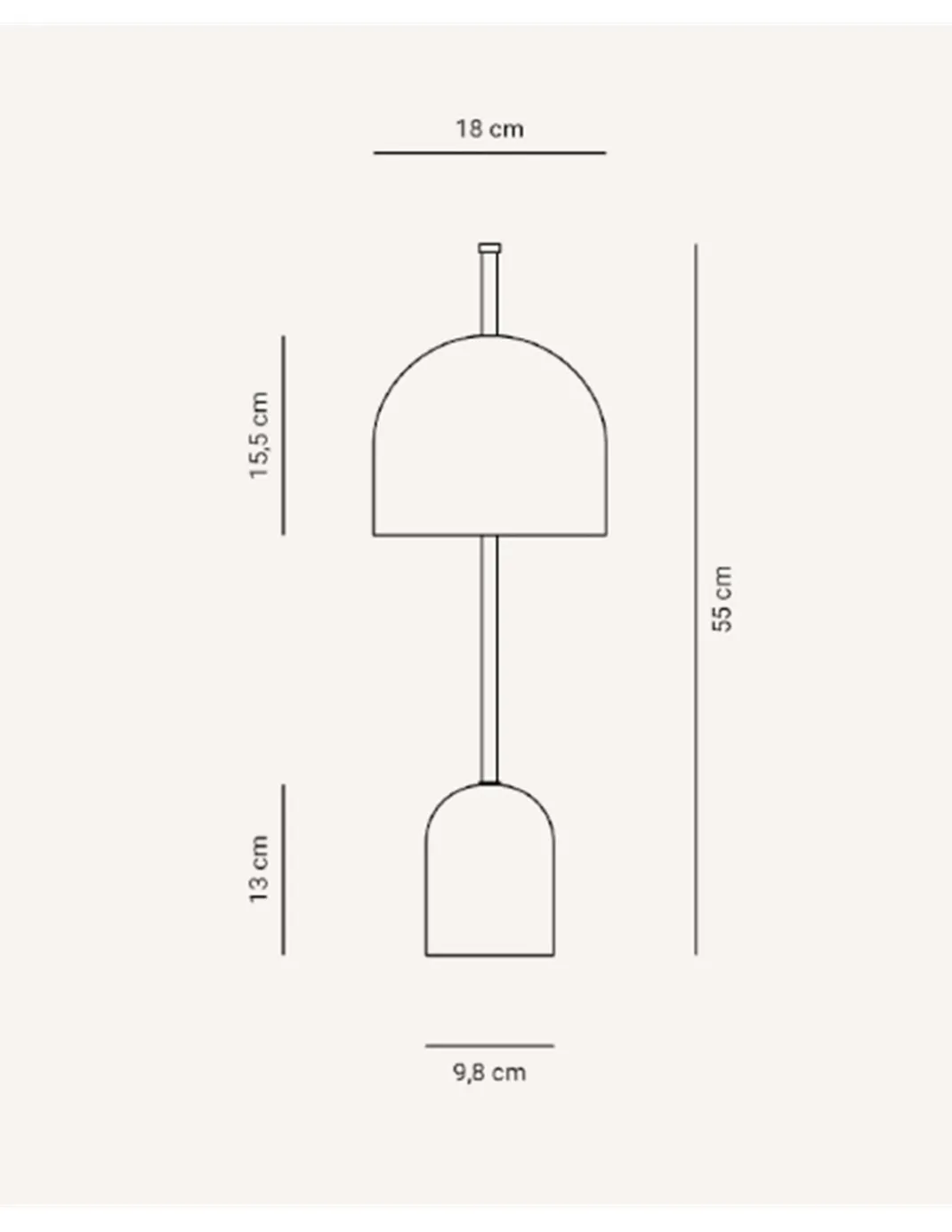 Lámpara de mesa Camila – Fokobu – Lámpara de mármol decorativa, 3 colores