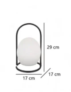 Lámpara de mesa Capriles - AJP - Lámpara portátil con luz RGB