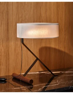 Lámpara de mesa Chicago - Punt Mobles - Estilo nórdico contemporáneo, LED regulable
