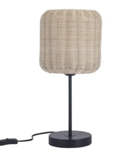 Lámpara de mesa Cortic - FORLIGHT - Lámpara de ratán natural