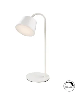 Lámpara de mesa Cuco – Schuller – Lámpara moderna en acabado corten o blanco