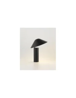 Lámpara de mesa Damo - Aromas. Lámpara decorativa de mesa en acero color negro