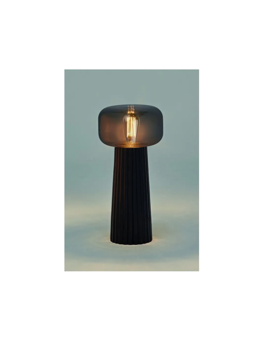 Lámpara de mesa de cristal Faro - Mantra - Diseño vintage moderno y sofisticado