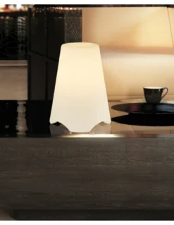Lámpara de mesa de exterior Niza - Dopo - Novolux Lighting - Lámpara blanca, IP44