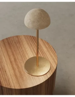 Lámpara de mesa Dussa – Aromas – Lámpara de mármol en 3 acabados, LED 2700K