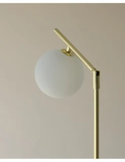 Lámpara de mesa Endo - Aromas. Lámpara tipo bola, Metal+vidrio soplado, LED 2700K