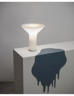 Lámpara de mesa Era – a-emotional light – Lámpara de vidrio artesanal, Altura: 37 cm