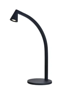 Lámpara de mesa África - Mantra - Lámpara negra curvada