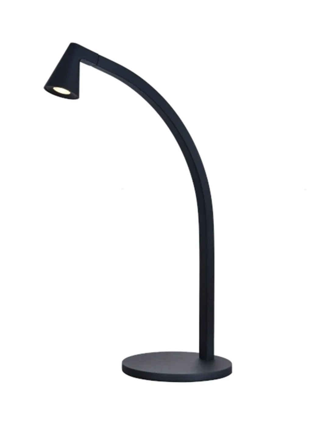 Lámpara de mesa África - Mantra - Lámpara negra curvada