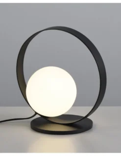 Lámpara de Mesa Halo - ACB - Lámpara bola de mesa en dorada o negro