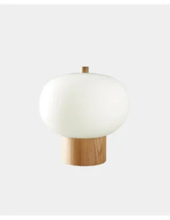 Lámpara de mesa Ilargi - LedsC4 - En madera maciza táctil y regulable