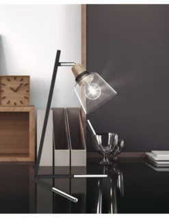 Lámpara de mesa Indigo – AJP – Lámpara moderna con pantalla de cristal