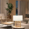 Lámpara de mesa Kara – Novolux – Exo – Lámpara de mesa nórdica de madera