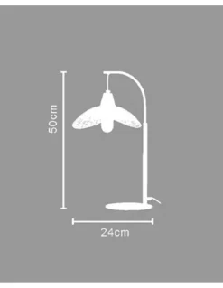 Lámpara de mesa Kasteli - IDP Lampshades - Lámpara boho chic natural de mimbre