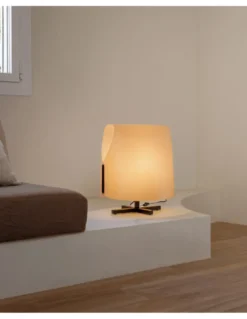 Lámpara de mesa Luang - Faro – Lámpara de papiro en 2 tamaños y colores