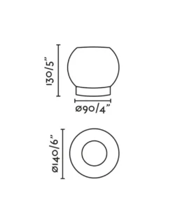 Lámpara de mesa Moy - Faro - Lámpara minimalista negra