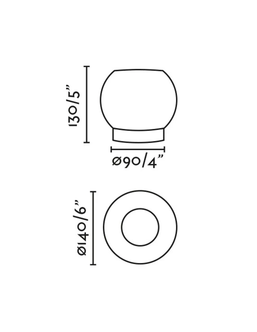Lámpara de mesa Moy - Faro - Lámpara minimalista negra