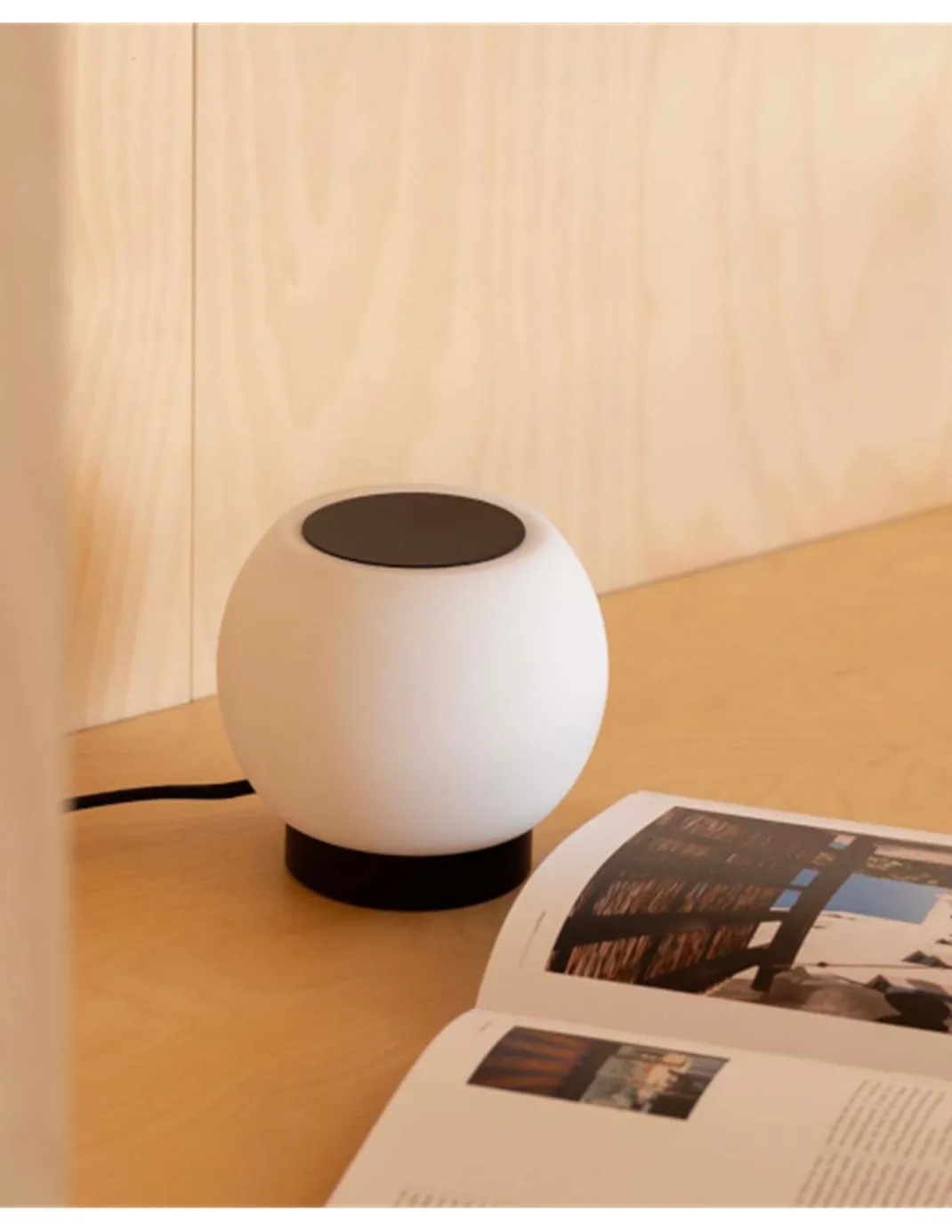 Lámpara de mesa Moy - Faro - Lámpara minimalista negra