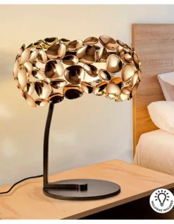 Lámpara de mesa Narisa – Schuller – Lámpara decorativa en dos colores