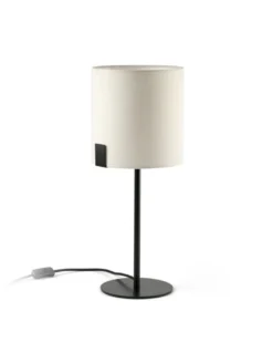 Lámpara de mesa Nila – Faro – Lámpara decorativa con pantalla textil