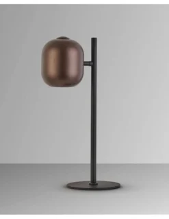 Lámpara de mesa Nimes - Schuller - Diseño moderno en negro y marrón