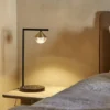 Lámpara de mesa Nino – Aromas – Lámpara de mármol, LED 3000K, Regulable