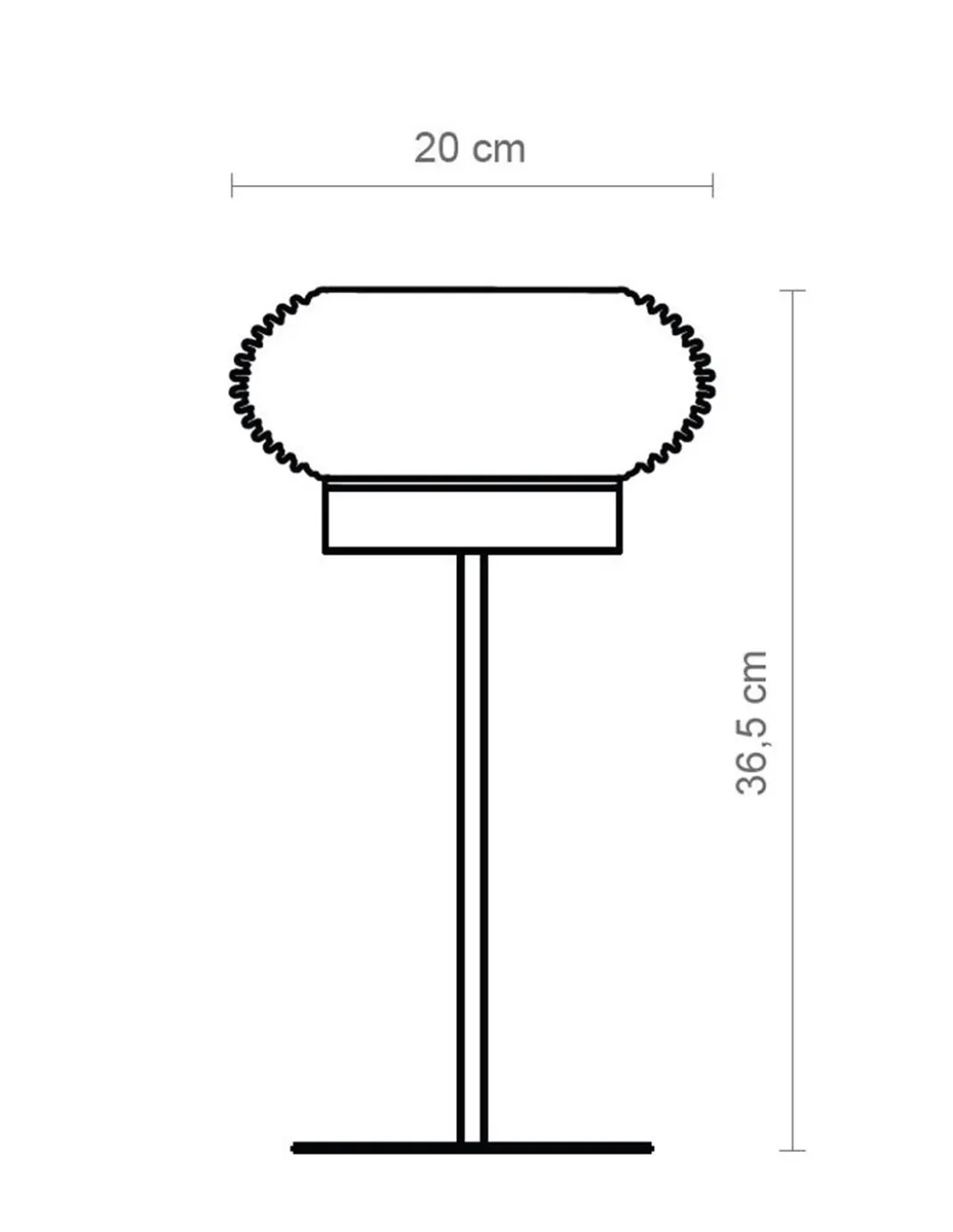Lámpara de mesa Niuet – Luxcambra – Pantalla de mimbre natural, altura: 36,5 cm