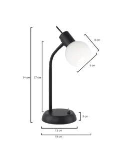 Lámpara de mesa Opal – AJP – Lámpara moderna con cabezal orientable