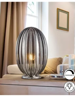 Lámpara de mesa Ovila – Schuller – Diseño de cristal en 2 colores