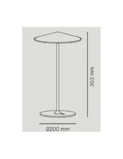 Lámpara de mesa Pla - Milan - Lámpara minimalista de mesa