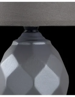 Lámpara de mesa Platon – AJP – Lámpara de cerámica marrón