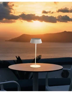Lámpara de mesa portátil Relax – Mantra – LED regulable, táctil atenuable, 3 colores