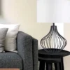 Lámpara de mesa Prato - AJP - Diseño jaula con pantalla blanca