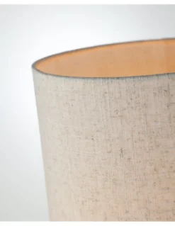 Lámpara de mesa Rodrigo - IDP Lampshades - Diseño minimalista y moderno de lino y madera