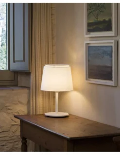 Lámpara de mesa Savoy - Faro - Lámpara de sobremesa para salón o dormitorio
