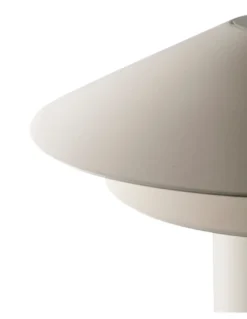 Lámpara de mesa Shan – Faro – Pantalla de pergamino, diseño decorativo