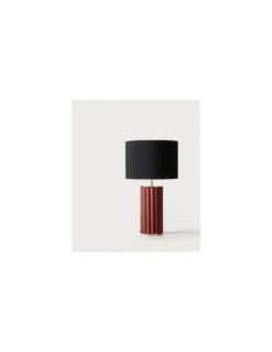 Lámpara de mesa Sonica - Aromas - Lámpara de cerámica, Pantalla negra incluida
