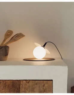 Lámpara de mesa Symphony - Milan - Lámpara de diseño con bola luminosa orientable