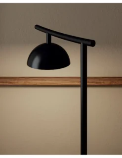 Lámpara de mesa Tana – Aromas – Lámpara de metal negro mate, LED 2700K, 40 cm