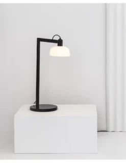 Lámpara de mesa Tatawin - Faro – Brazo giratorio, diseño moderno con pantalla en blanco o negro