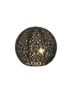 Lámpara de mesa Ticam – AJP – Diseño oriental negro