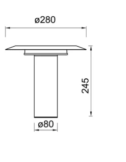 Lámpara de mesa Tina - Mantra - Lámpara minimalista LED blanca