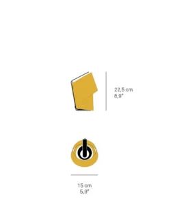 Lámpara de mesa Tiny - LZF - Lámpara artesanal de madera, altura: 22,5 cm