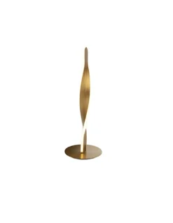 Lámpara de mesa Twist – Schuller – Diseño minimalista LED, acabado dorado