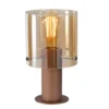 Lámpara de mesa Venize - Schuller - Lámpara decorativa con pantalla de cristal ámbar
