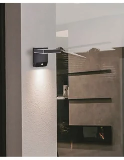 Lámpara de pared de exterior Cooper – Mantra – Aplique en blanco o negro