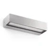 Lámpara de pared de exterior Toluca – Faro – Aplique LED 3000K, Aluminio satinado, 22 cm