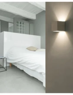 Lámpara de pared Kamen – Faro – Lámpara de cemento, G9, 11.5 cm