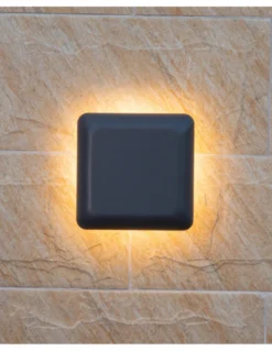 Lámpara de pared Ova - Iberlamp - Aplique de exterior antracita