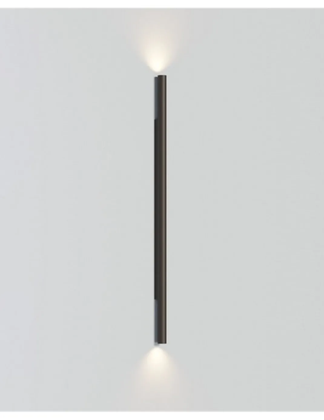 Lámpara de pared Rodi – Robin – Diseño minimalista negro, Altura: 146 cm